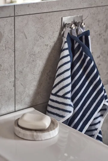Stripes towel set 4 pieces - Blue - NJRD
