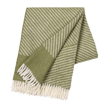 Stripes wool throw 130x185 cm - Green - NJRD