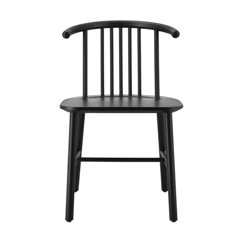 NJRD VIOR dining chair Black lacquered oak