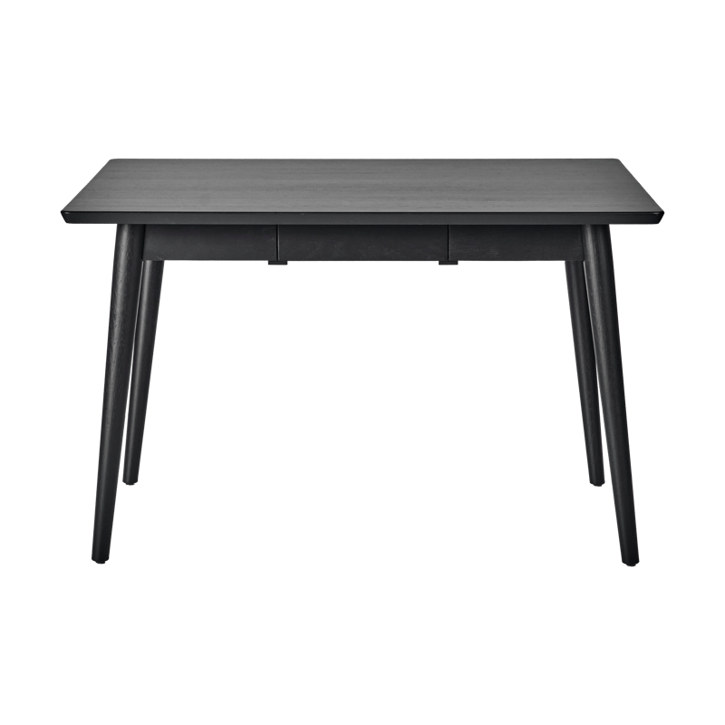 NJRD VIOR dining table 90x120 cm Black lacquered oak