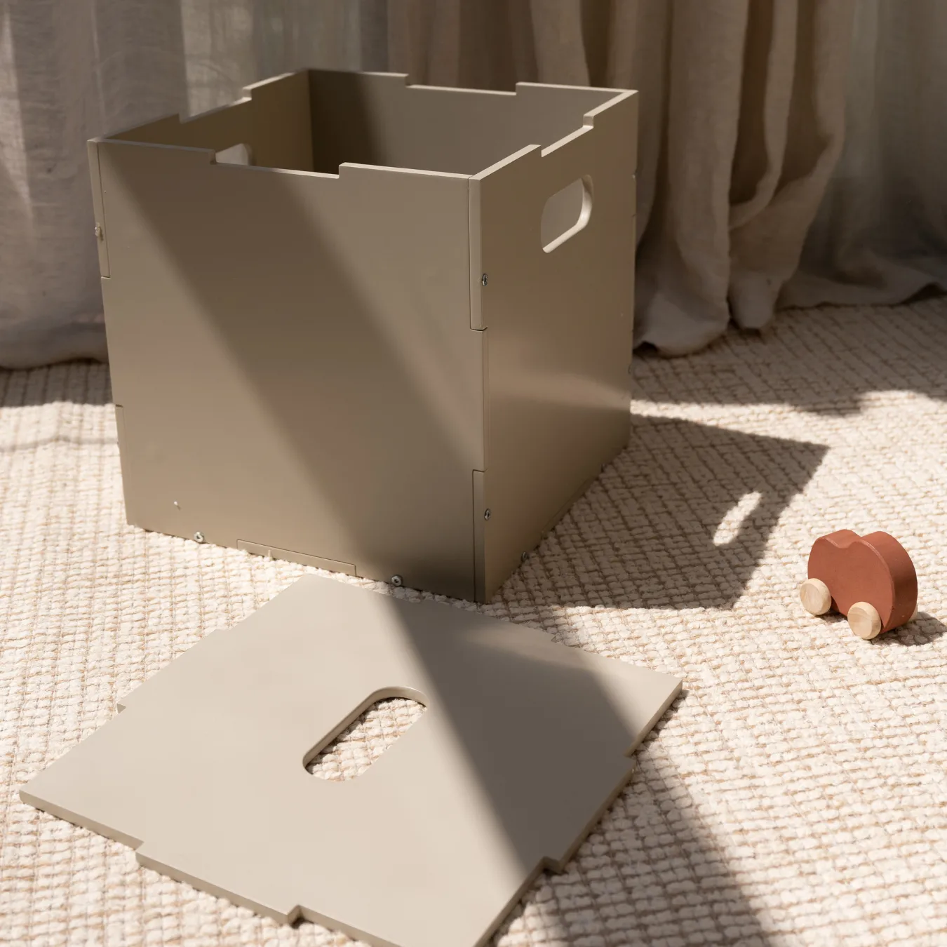 Cube Storage storage box, Beige Nofred