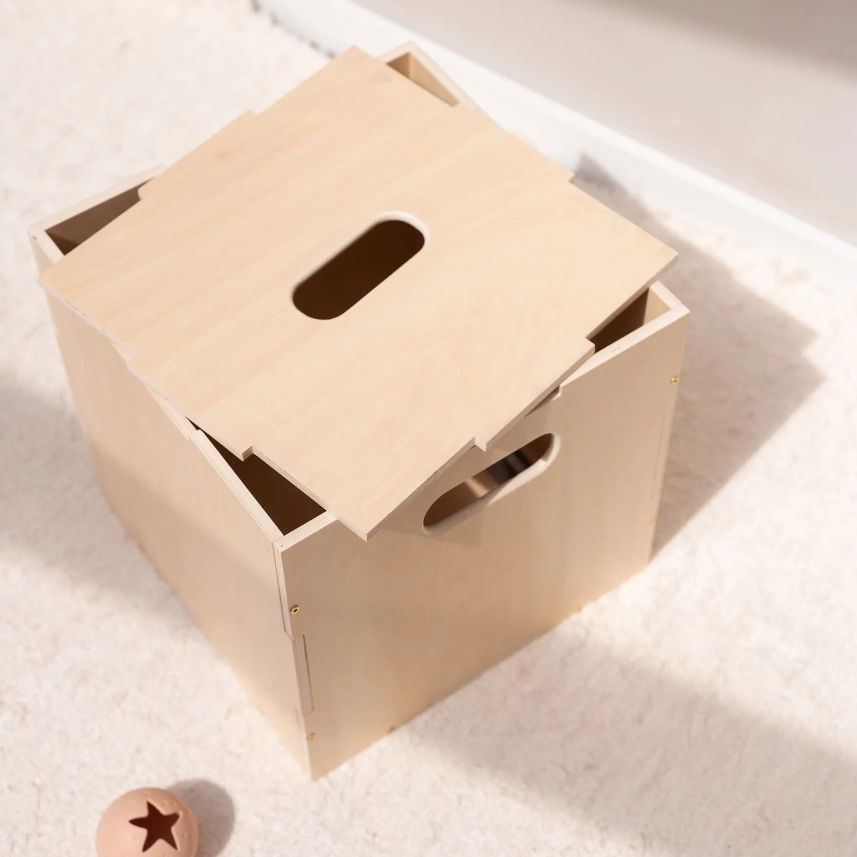 Cube Storage storage box, Birch Nofred
