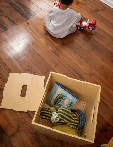 Cube Storage storage box - Birch - Nofred