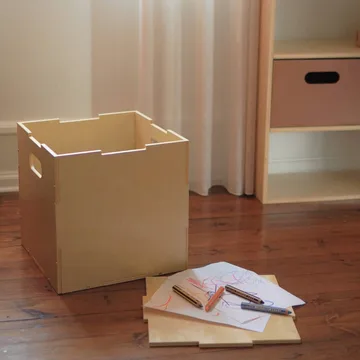 Cube Storage storage box - Birch - Nofred