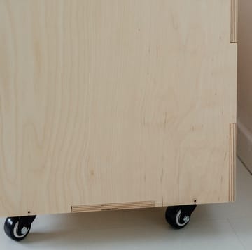 Cube Storage wheels for storage box 4-pack - Black - Nofred