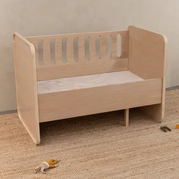 Foam mattress for baby & junior bed 2 parts - White - Nofred
