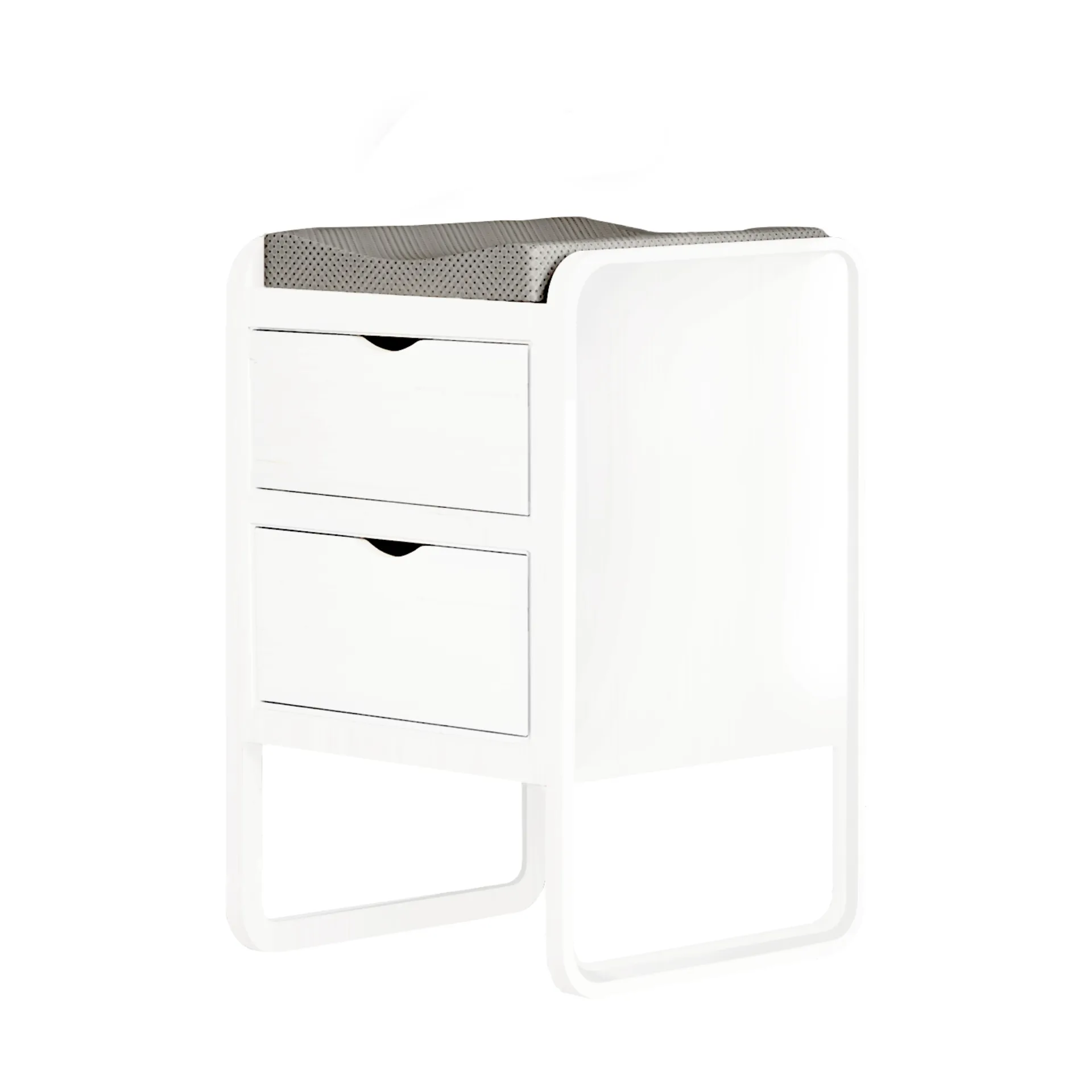 Form changing table 65.4x56x95 cm, White Nofred