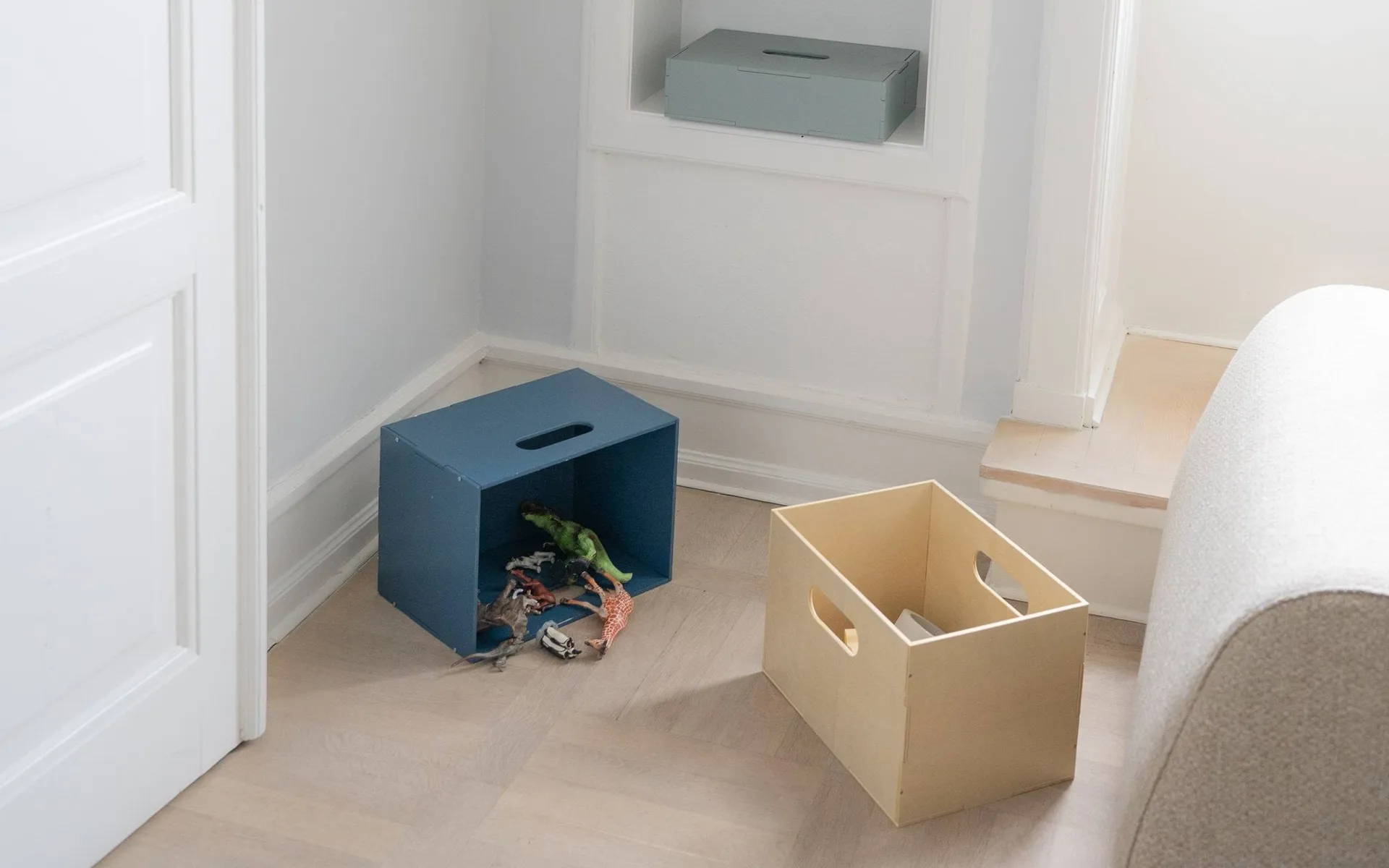 Kiddo Box storage box, Blue Nofred