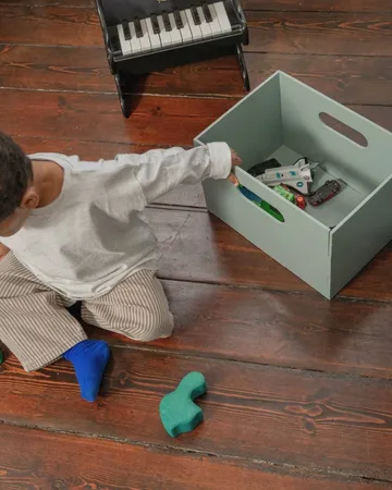 Kiddo Box storage box - Olive green - Nofred