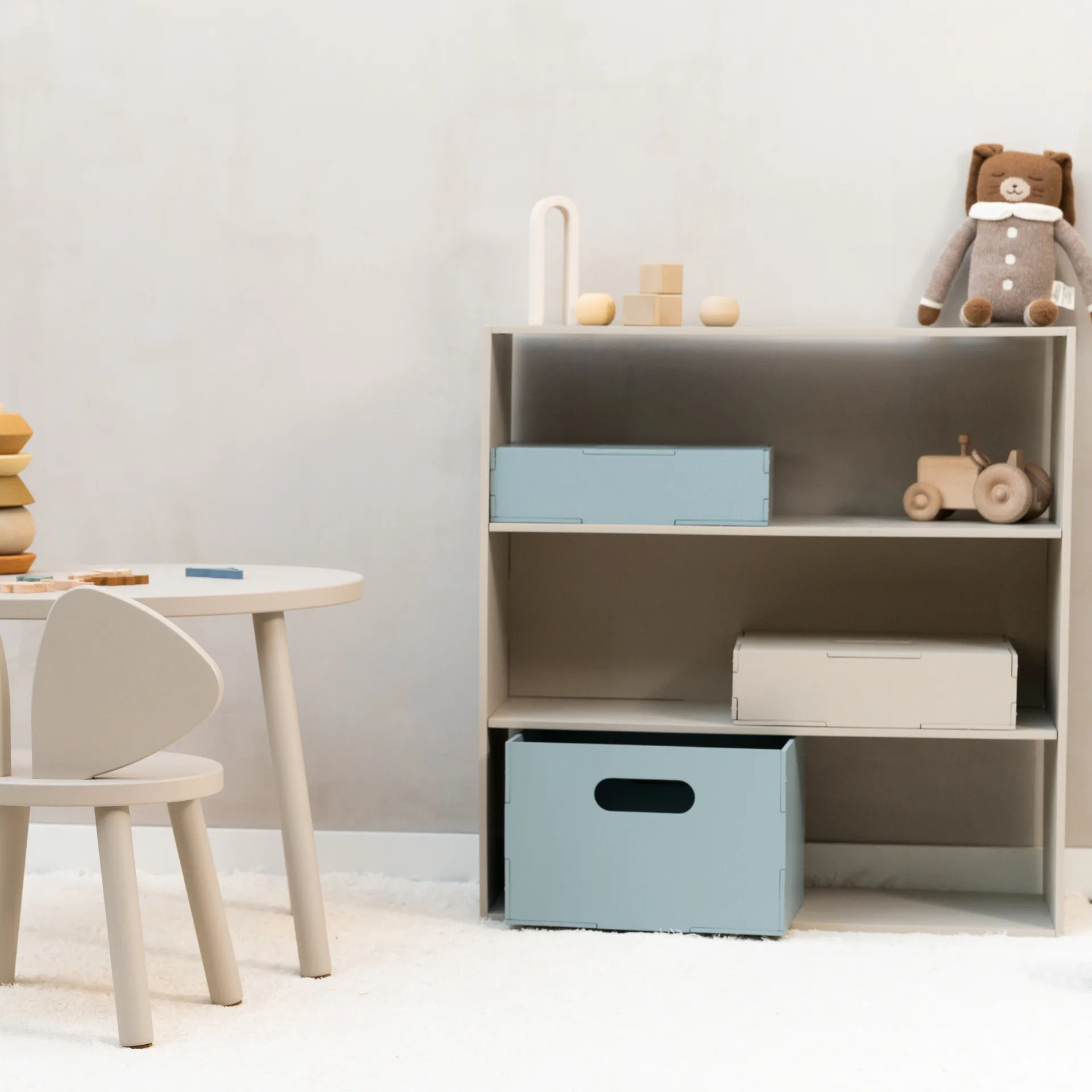 Kiddo Shelving children's shelf, Beige Nofred