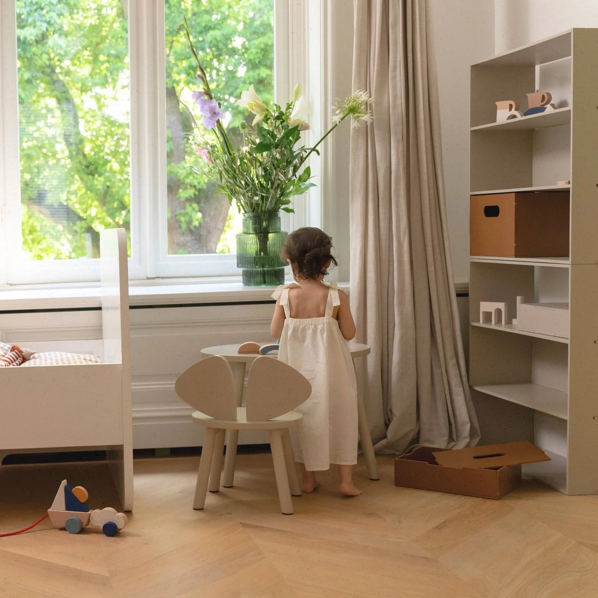 Kiddo Shelving children's shelf, Beige Nofred
