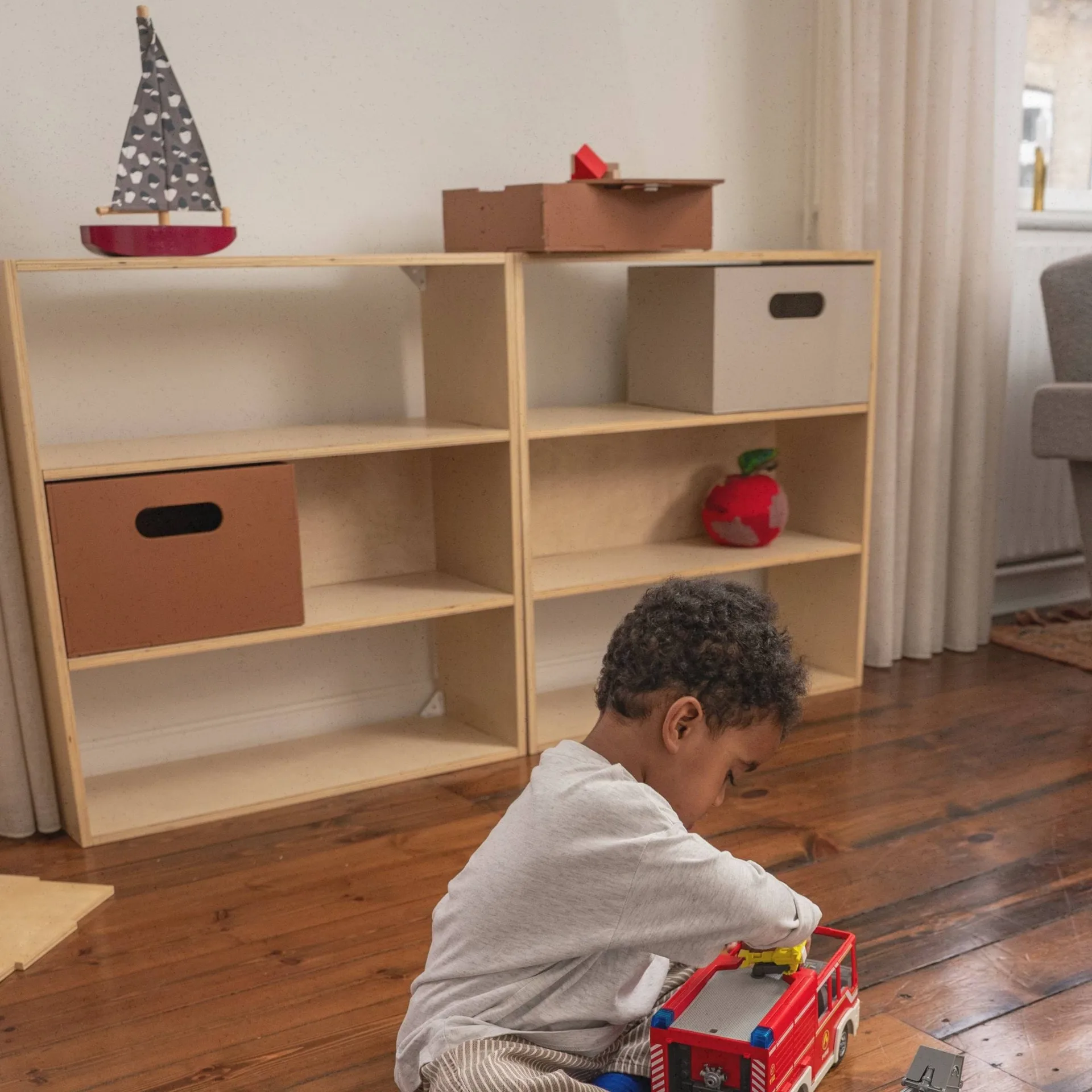 Kiddo Shelving children's shelf, Birch Nofred