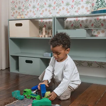 Kiddo Shelving children's shelf - Olive green - Nofred