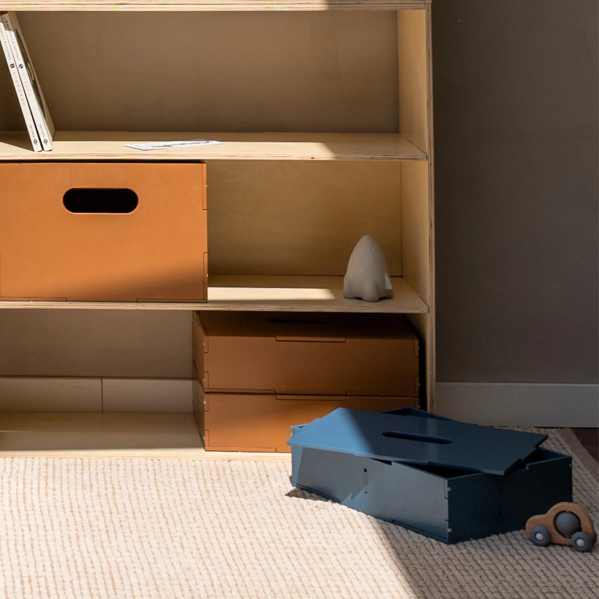 Kiddo Tool Box storage box, Blue Nofred