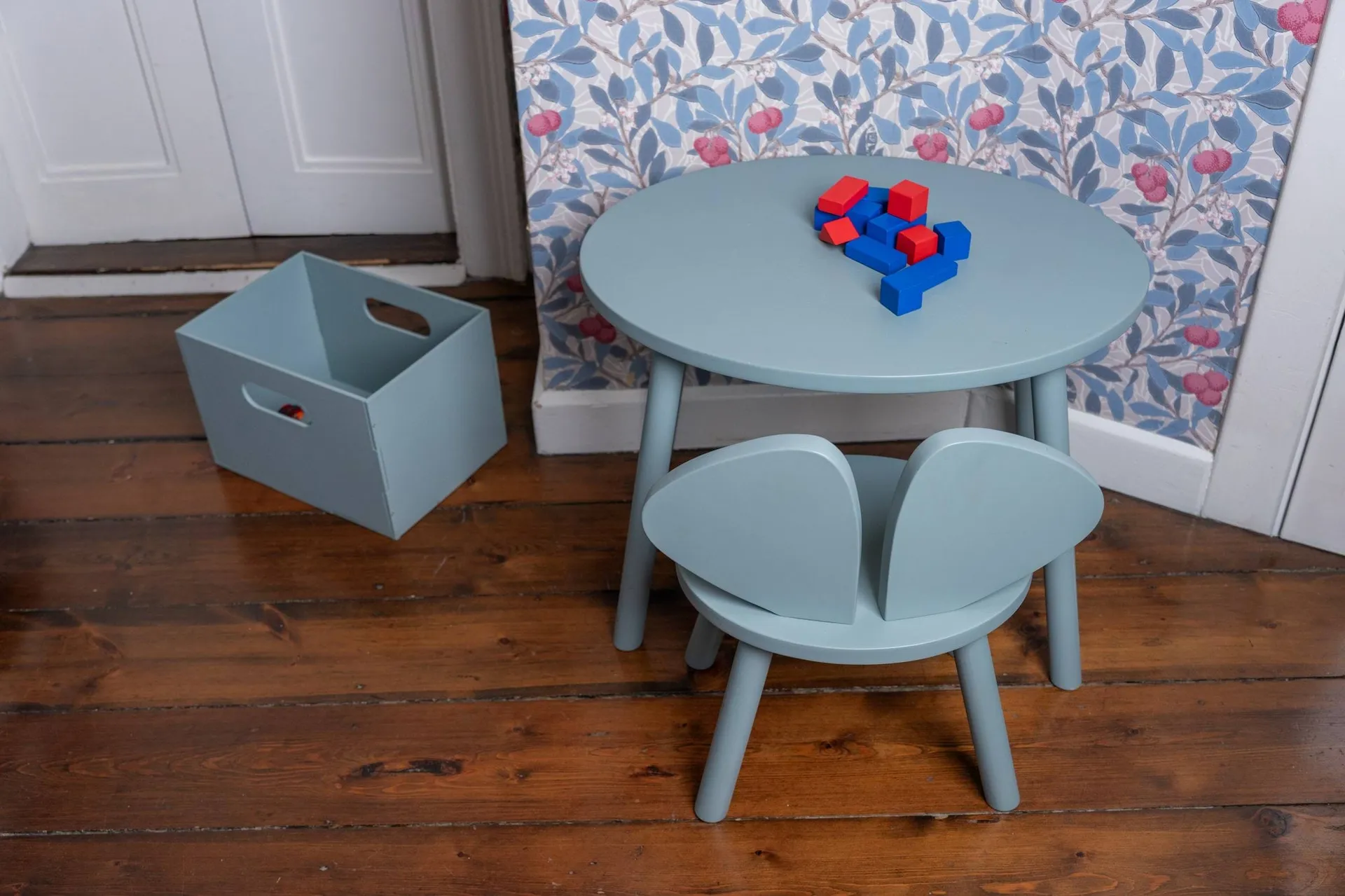 Mouse Chair children's chair, Blue Nofred