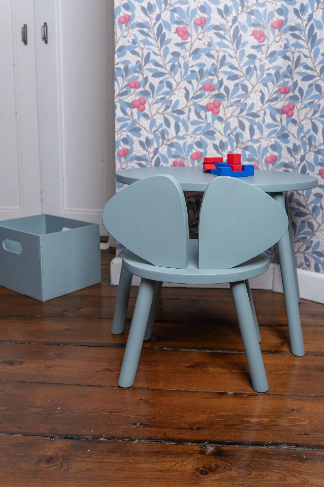 Mouse Chair children's chair, Blue Nofred