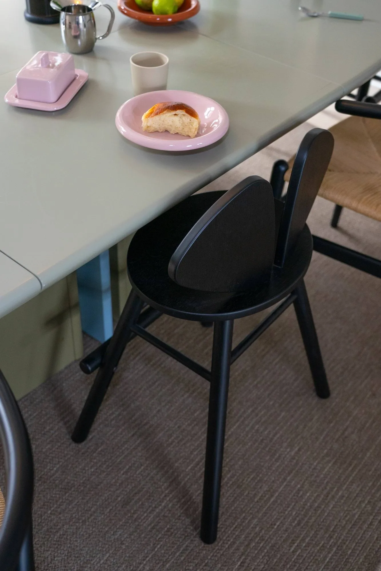 Mouse Chair Junior chair, Black Nofred