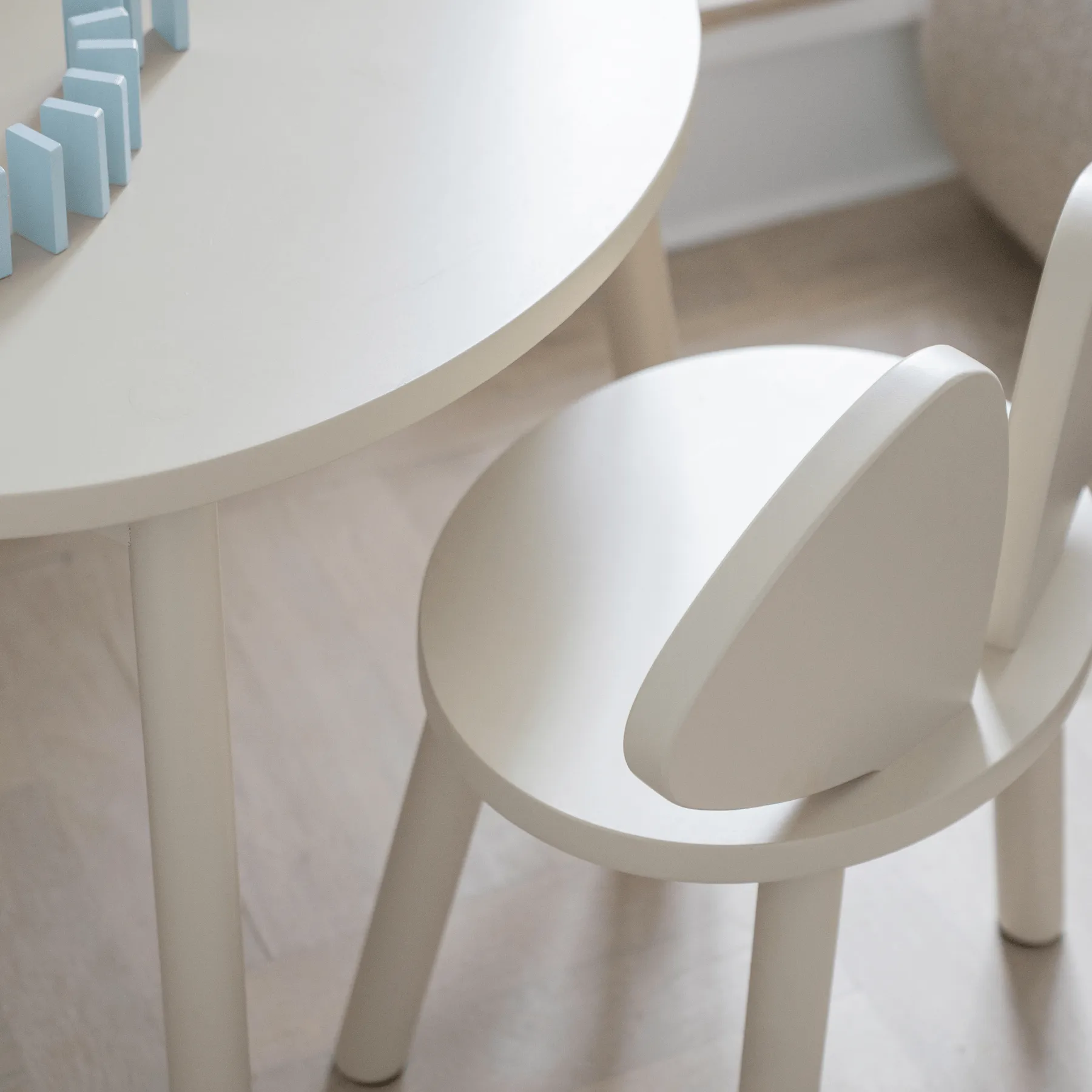 Mouse set children's chair + table, Beige Nofred