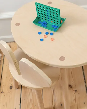 Mouse set children's chair + table - Birch - Nofred