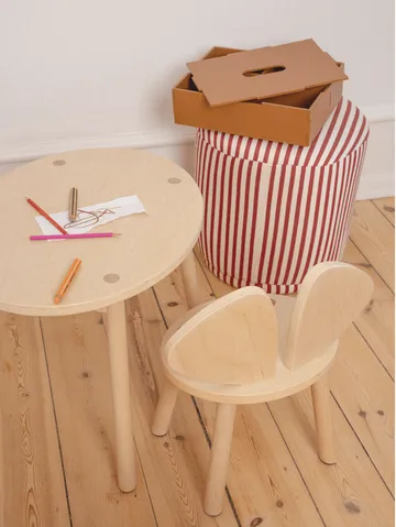 Mouse set children's chair + table - Birch - Nofred