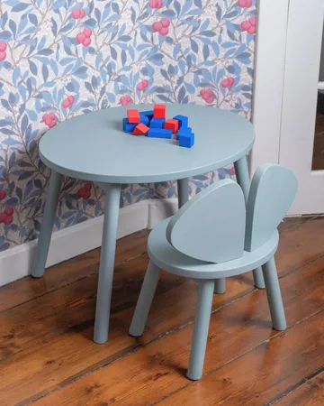 Mouse set children's chair + table - Olive green - Nofred