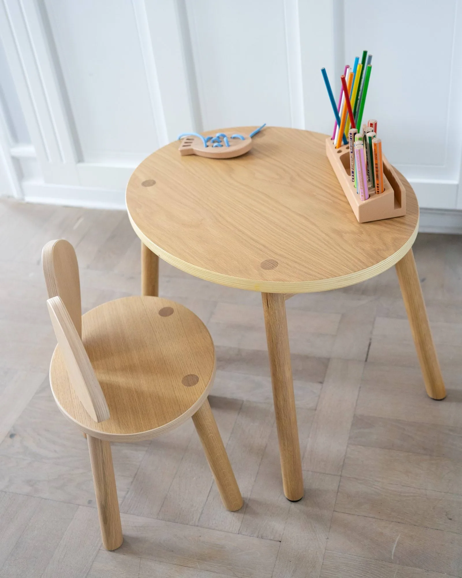 Mouse Table children's table, Oak Nofred