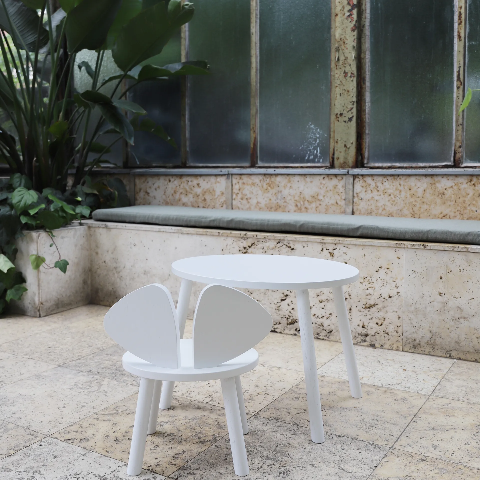 Mouse Table children's table, White Nofred