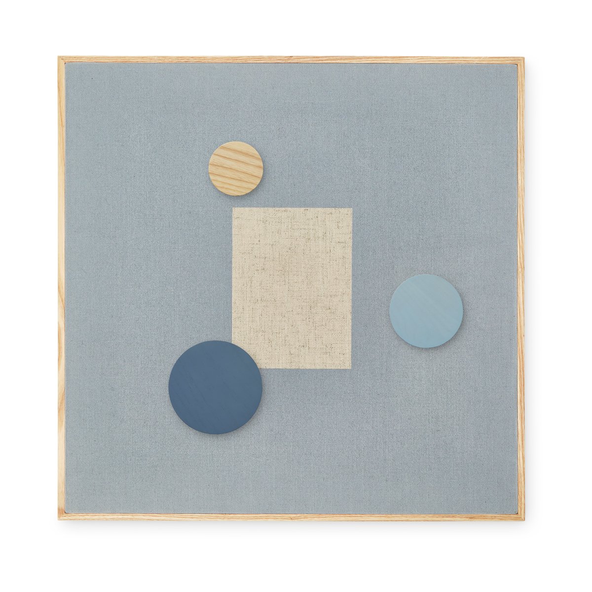 Nofred Noticeboard bulletin board + 3 magnets Blue | Scandinavian Design | Bulletin & pin boards | Blue