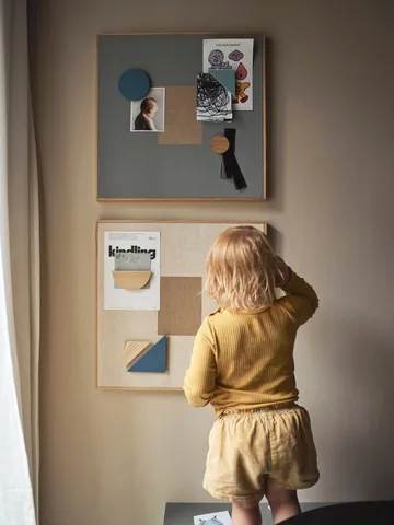 Noticeboard bulletin board + 3 magnets - Blue - Nofred
