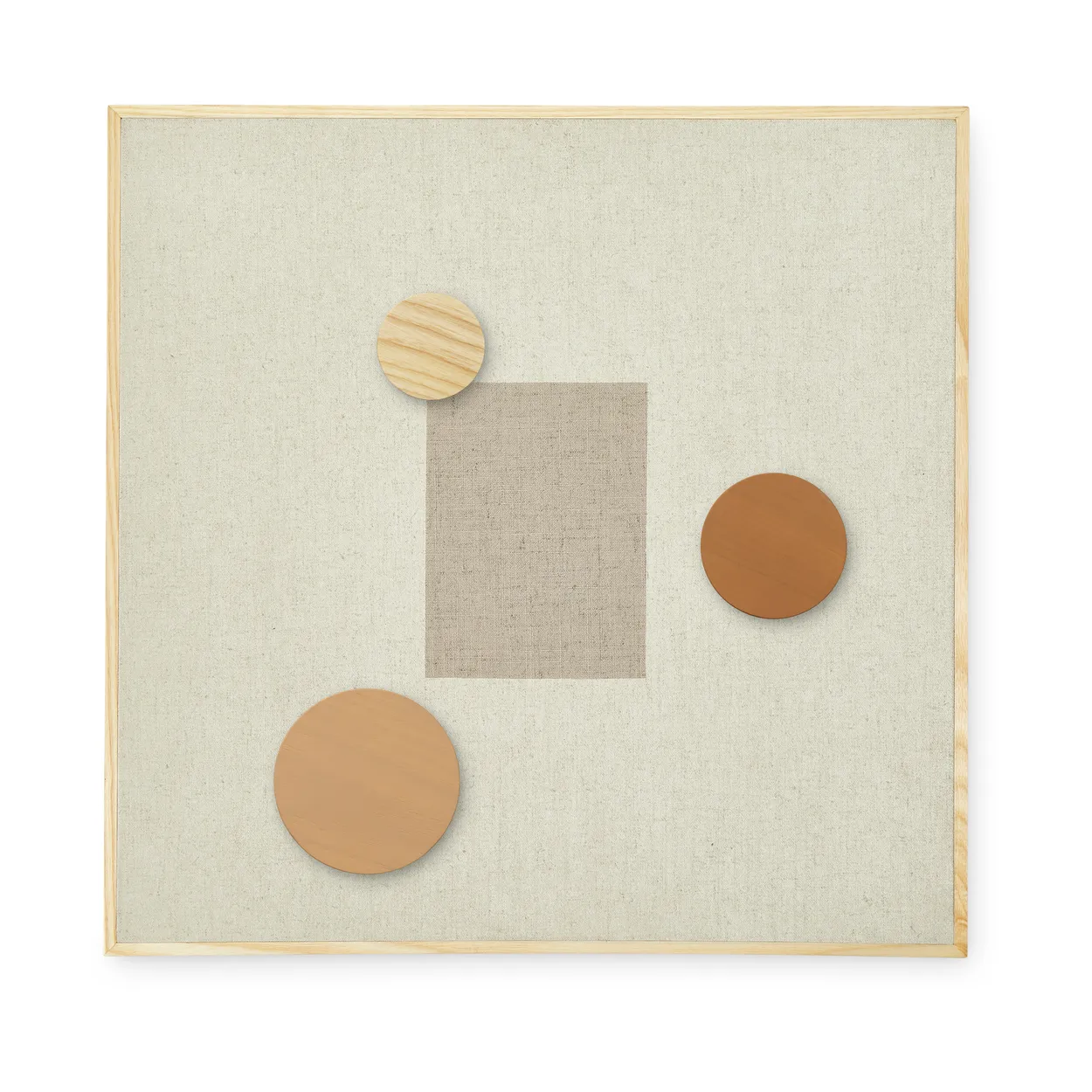 Nofred Noticeboard bulletin board + 3 magnets Sand | Scandinavian Design | Bulletin & pin boards | Beige