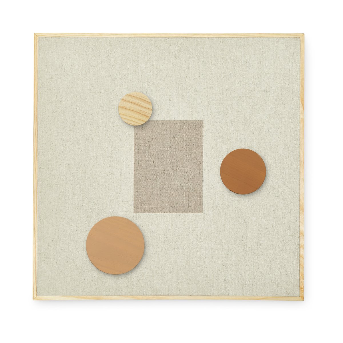 Nofred Noticeboard bulletin board + 3 magnets Sand | Scandinavian Design | Bulletin & pin boards | Beige