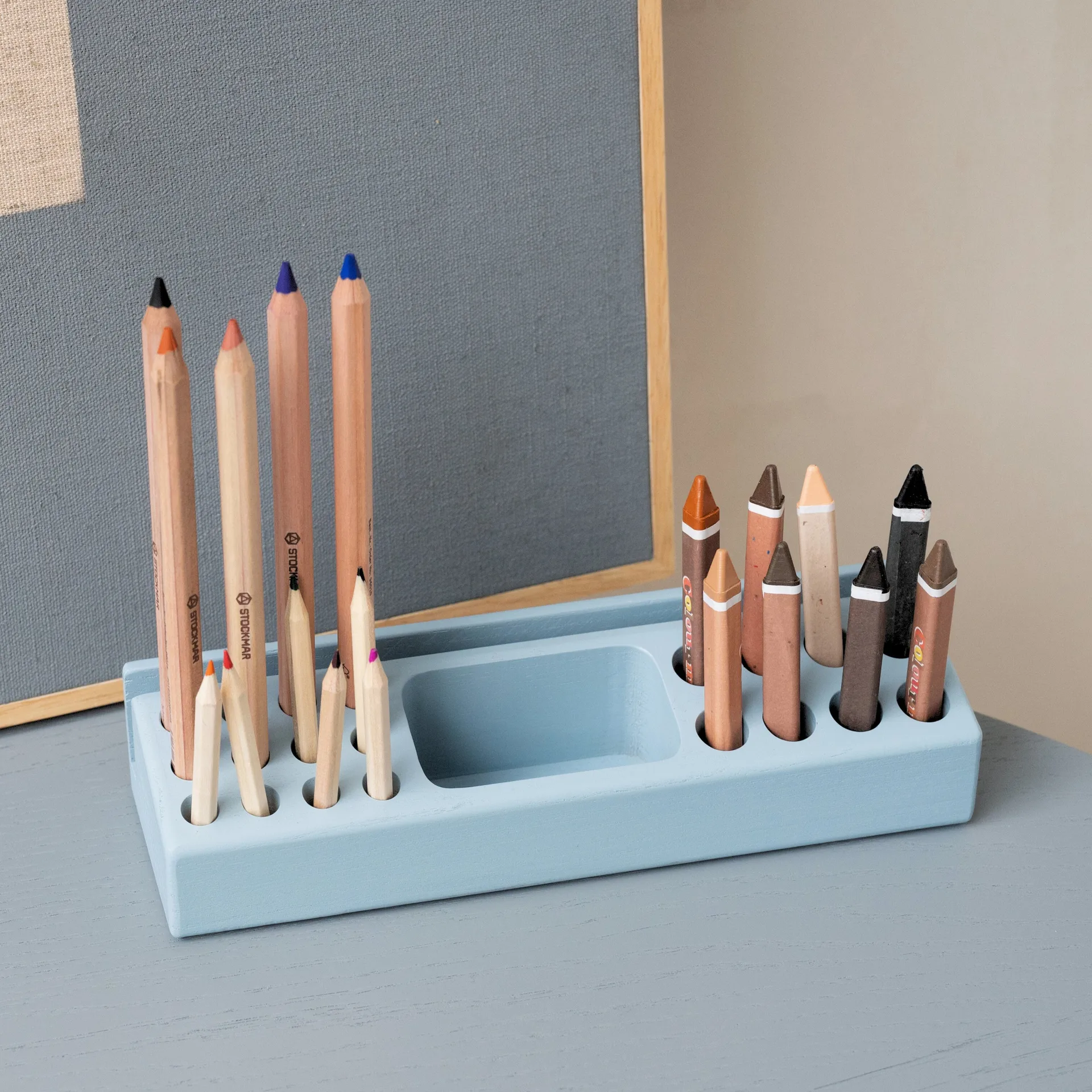 Penholder, Blue Nofred