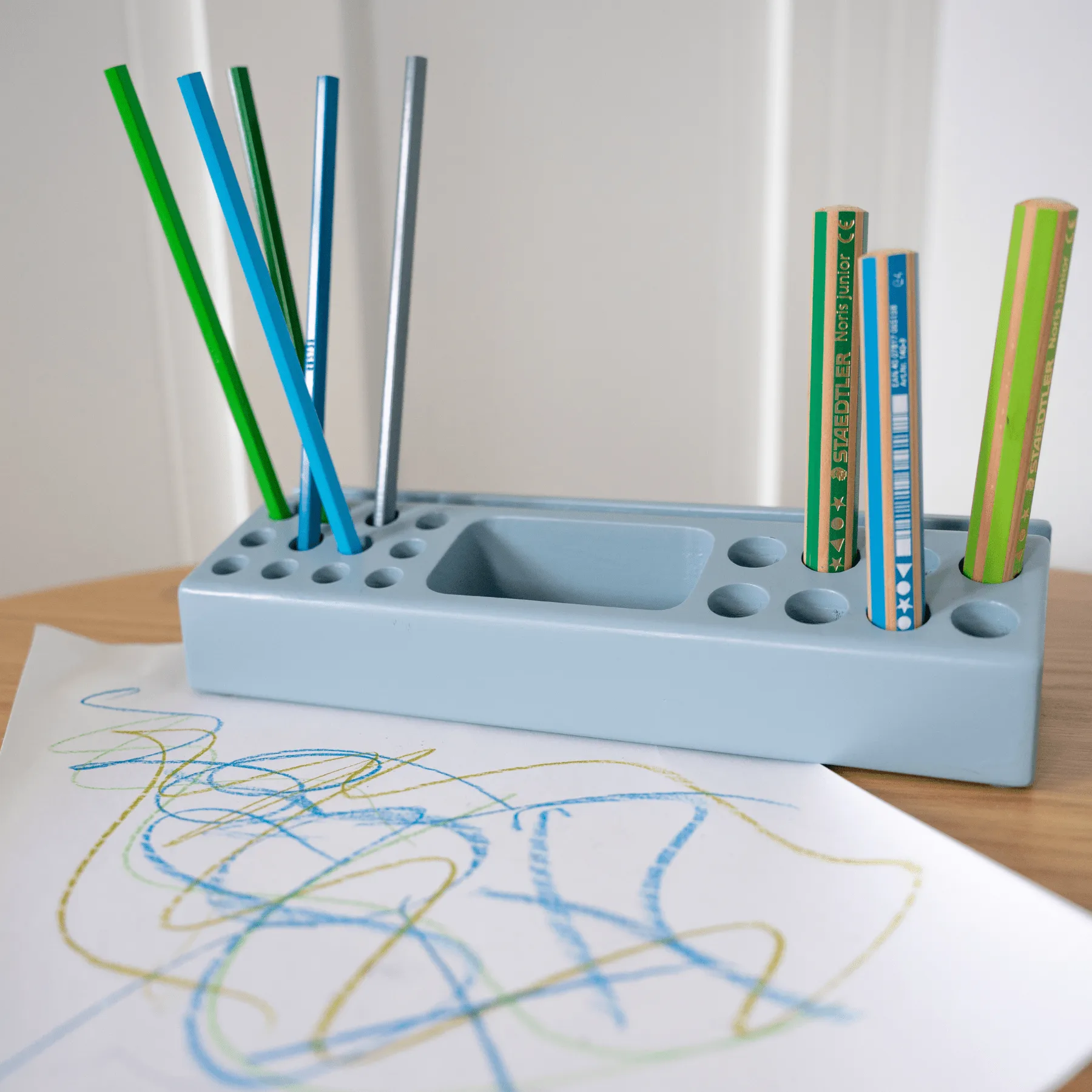Penholder, Blue Nofred