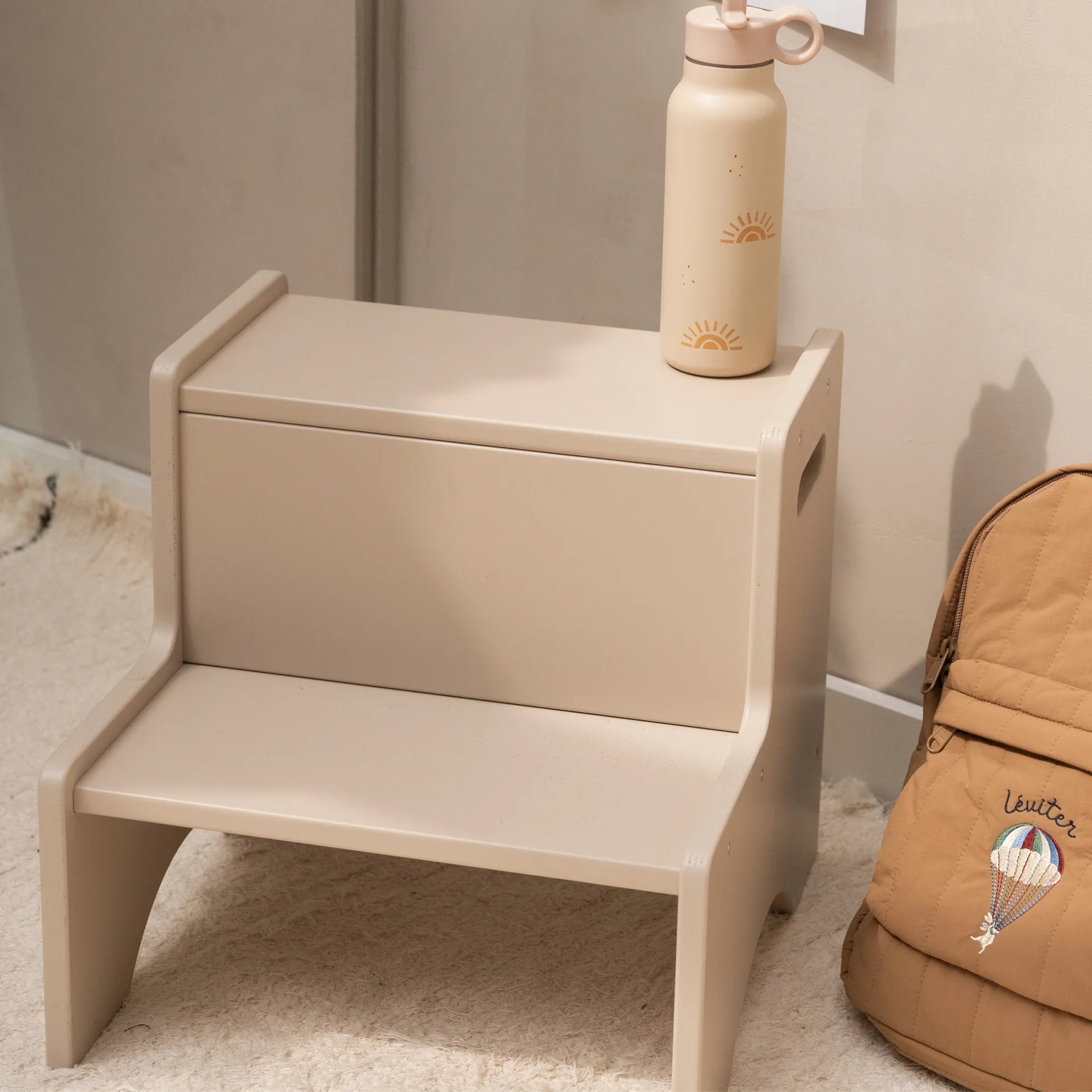 Step Up children's stool, Beige Nofred