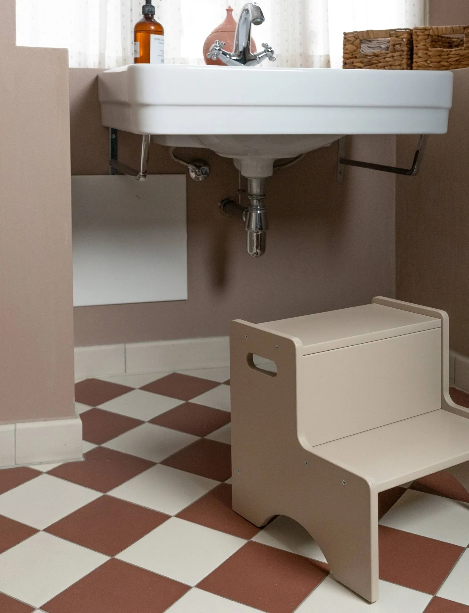 Step Up children's stool, Beige Nofred
