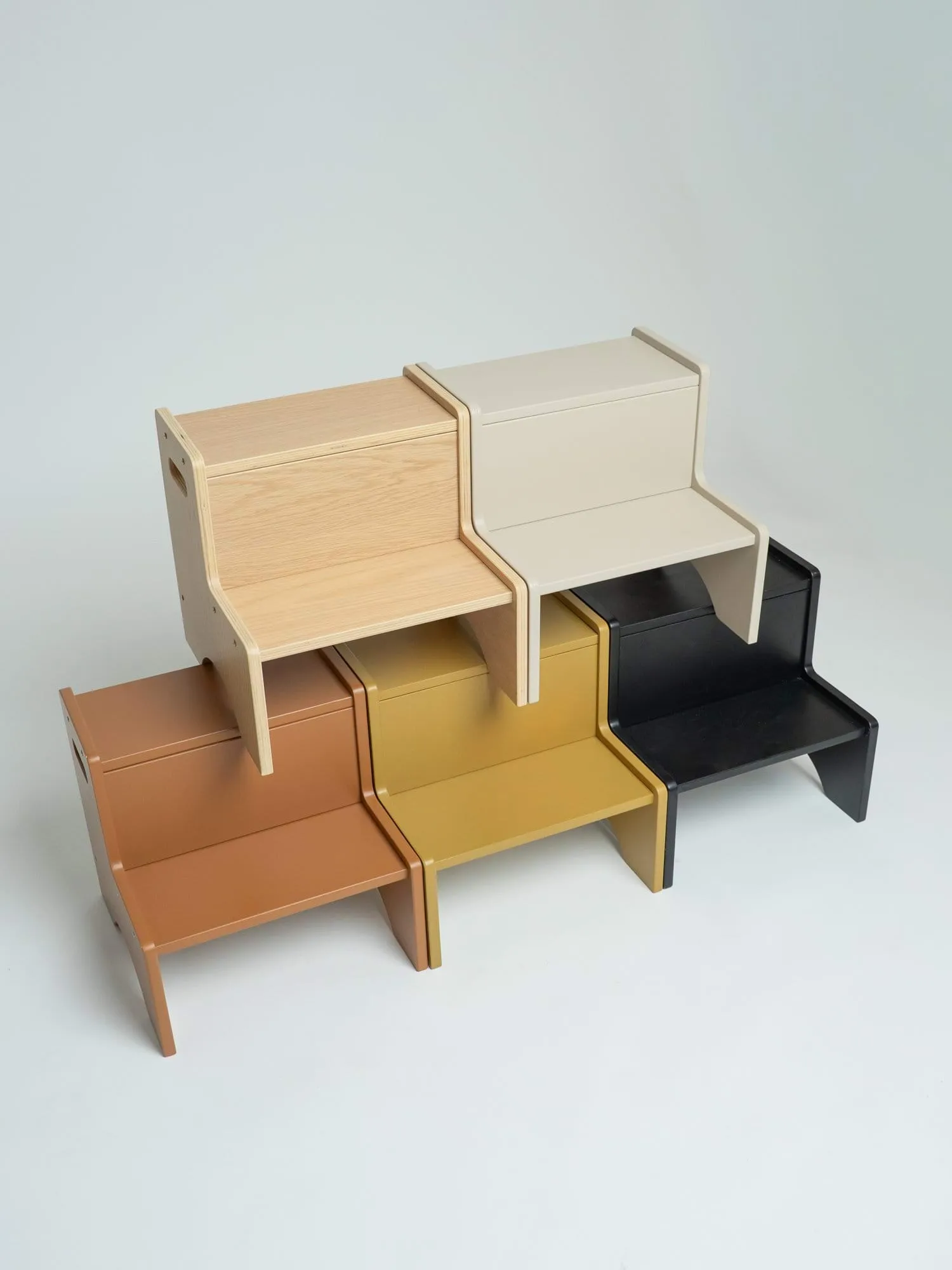Step Up children's stool, Oak Nofred