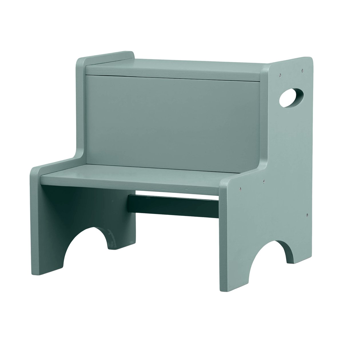Nofred Step Up children's stool Olive green | Scandinavian Design | Stools | Green