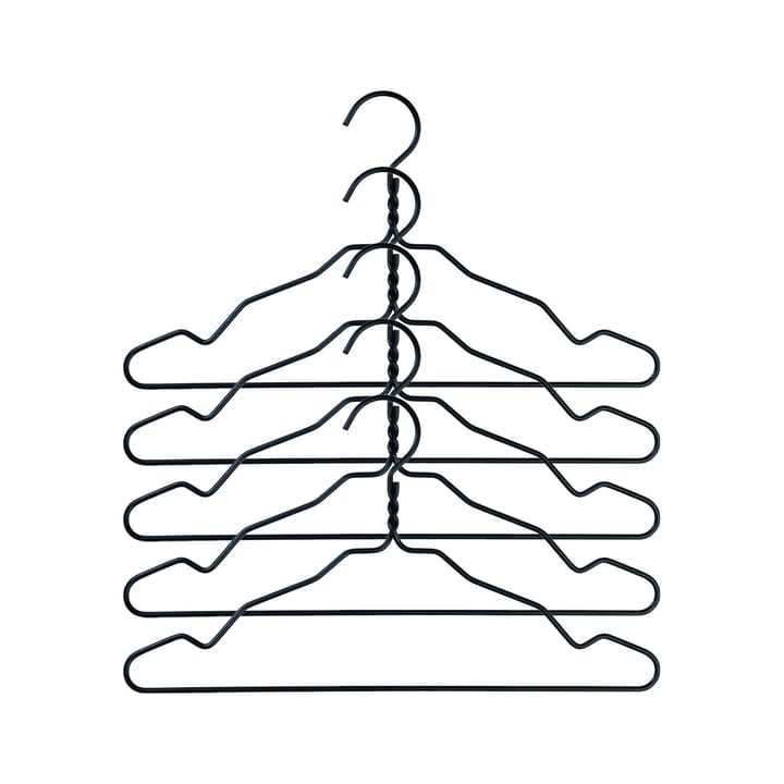 Alu hanger 5-pack - black - Nomess Copenhagen
