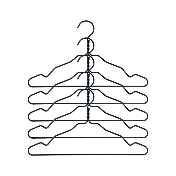 HAY Hang Coat Hangers - 5 Pack Black