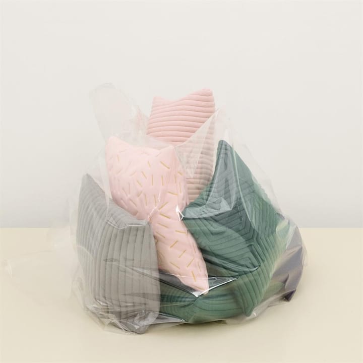 Linear memory cushion 45x45 cm, green Nomess Copenhagen
