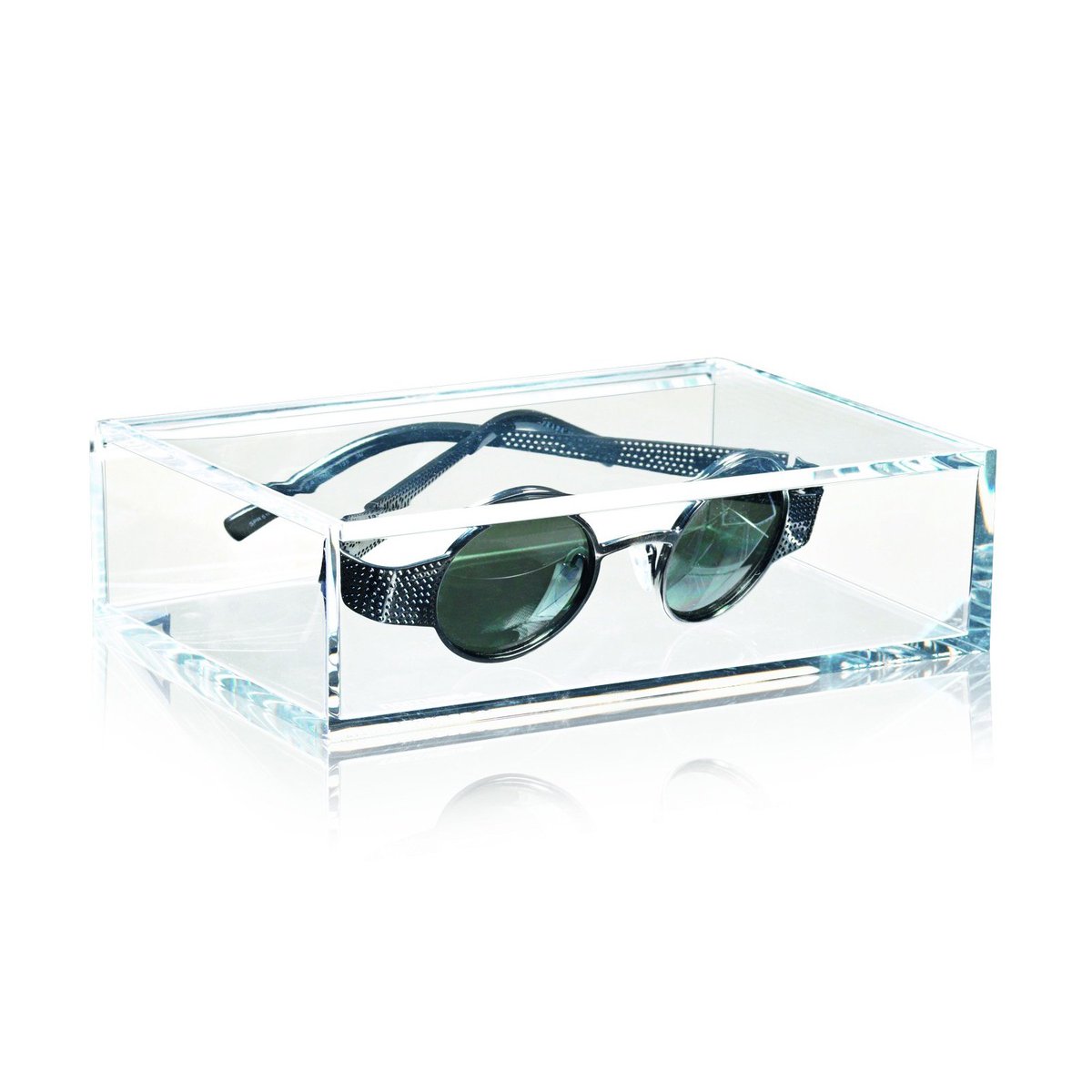Nomess Copenhagen Nomess clear box with lid medium | Scandinavian Design | Boxes & jars | Transparent