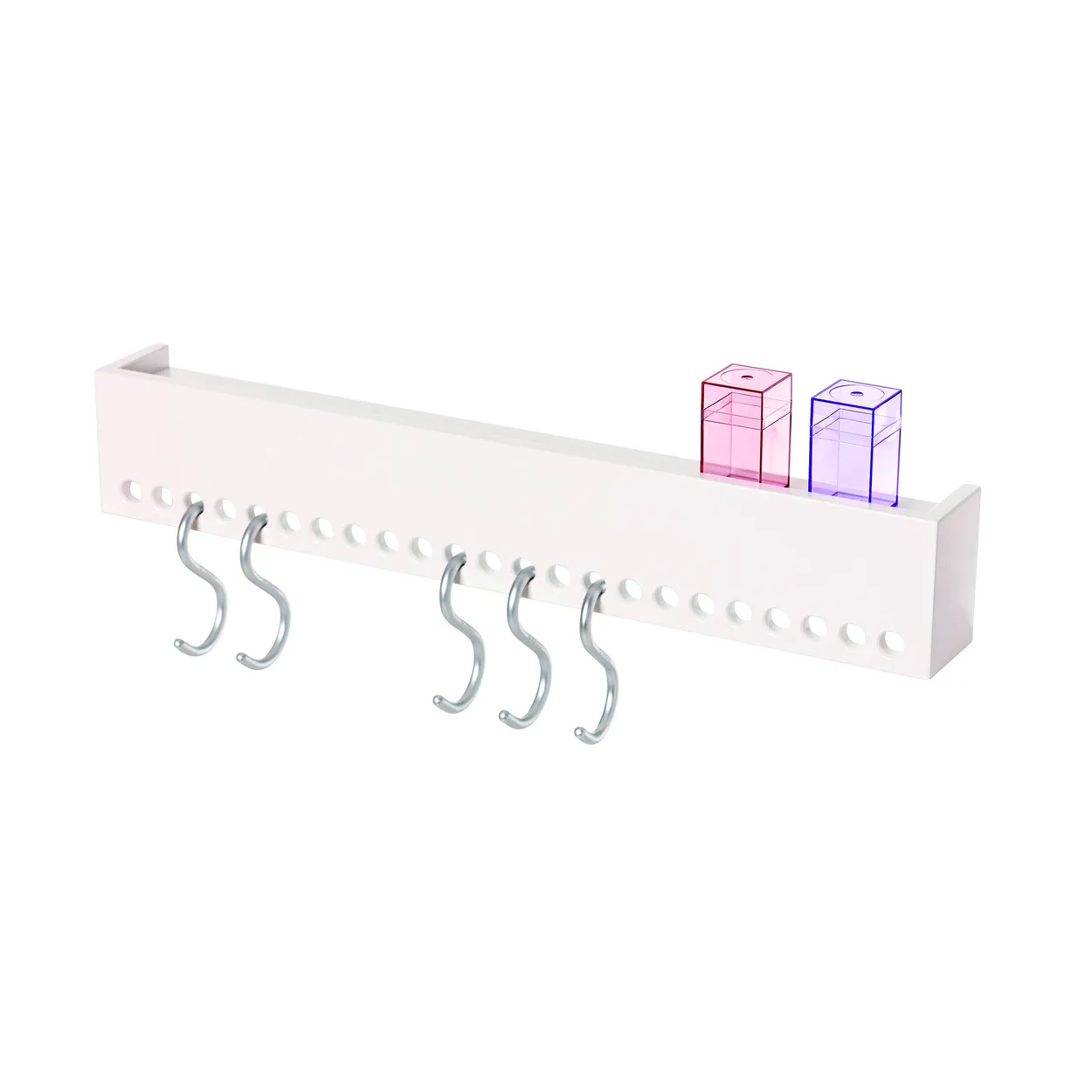 Nomess Copenhagen So-Hooked wall shelf white | Scandinavian Design | Shelves & shelving systems | White