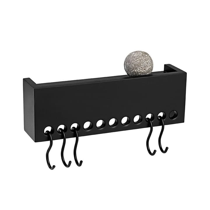 Soo-Hooked shelf mini - black - Nomess Copenhagen