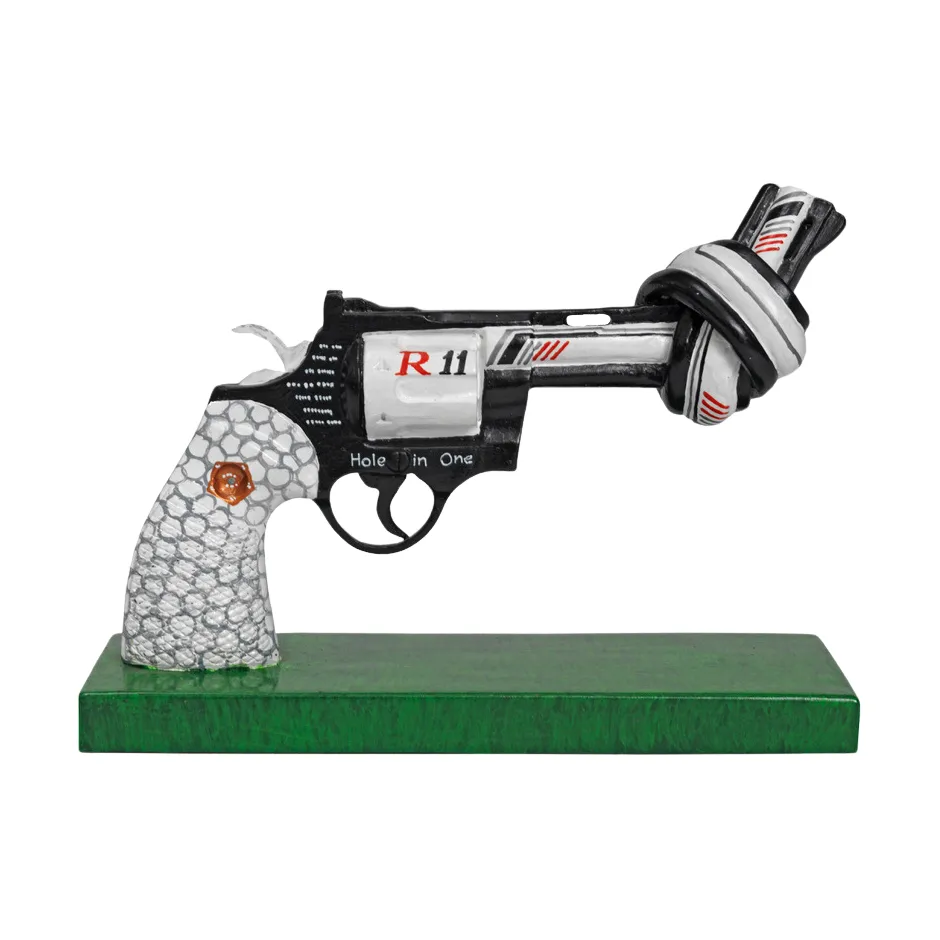 Non Violence Drive for Peace decoration 30 cm Multi