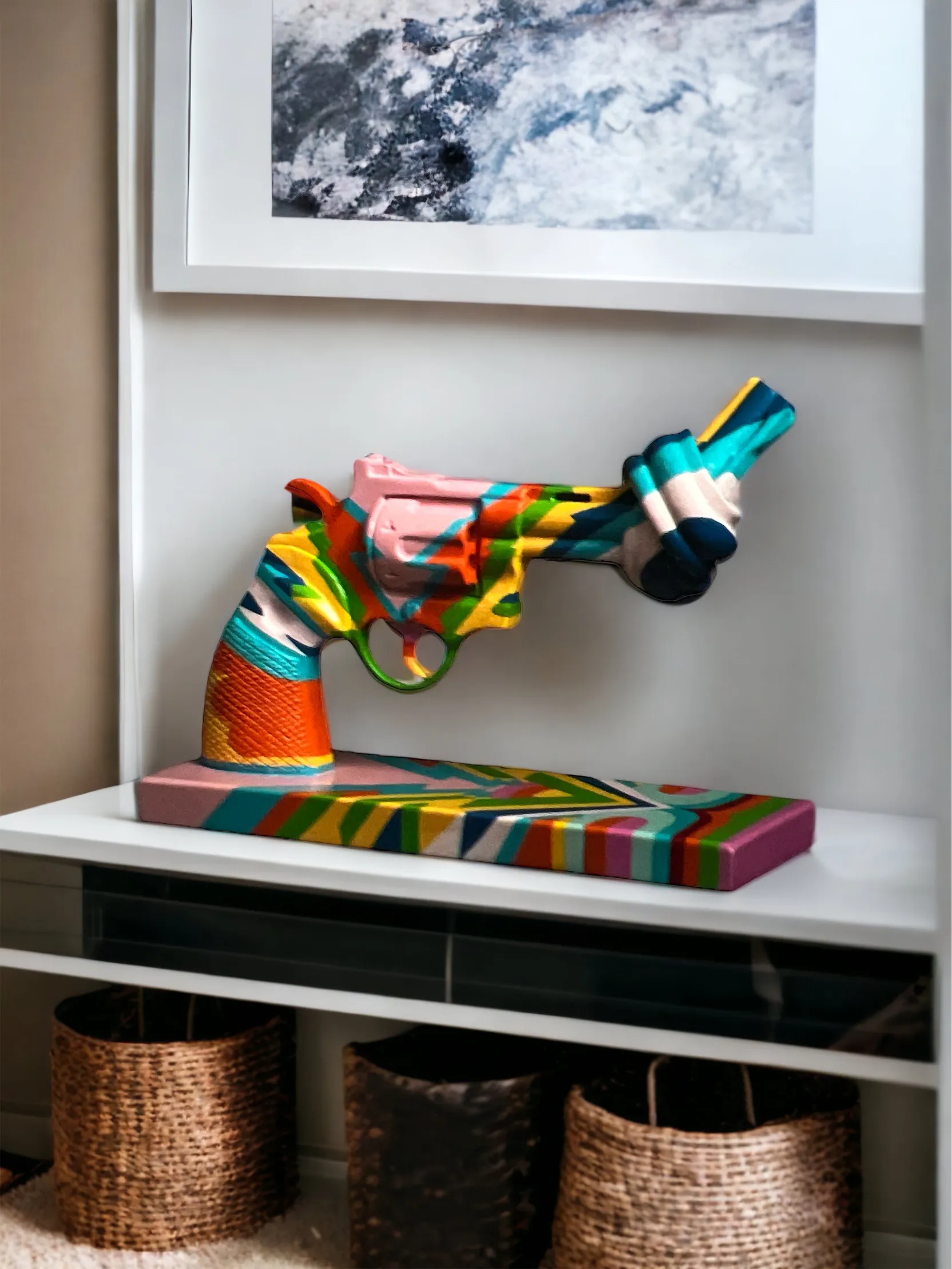 Music for Peace decoration 30 cm, Multi Non Violence