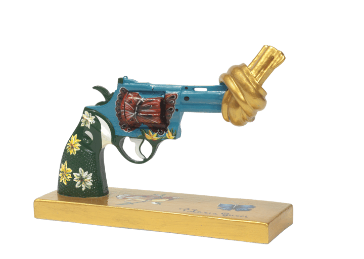 P Gucci for Peace decoration 19 cm, Multi Non Violence