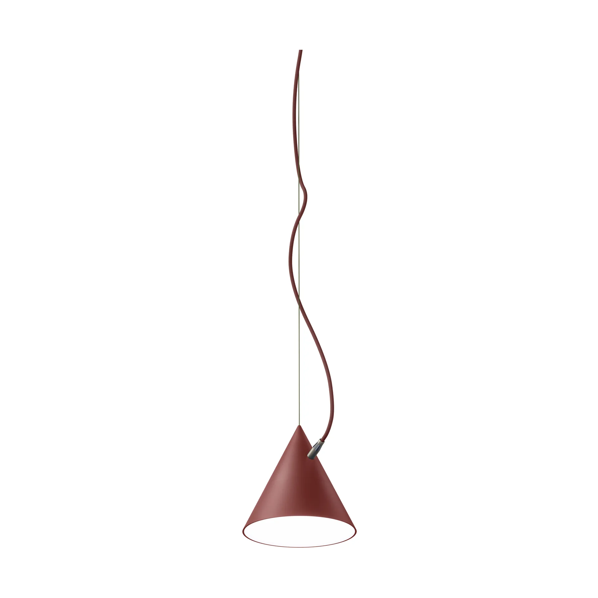 Castor pendant 20 cm, Bordeaux red-dark red-brass Noon