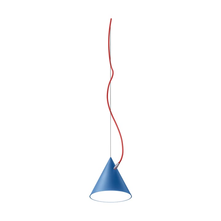 Castor pendant 20 cm - Clear blue-red-silver - Noon