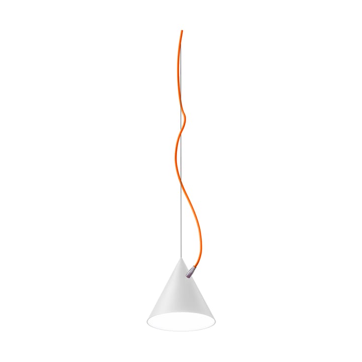 Castor pendant 20 cm - White-orange-silver - Noon