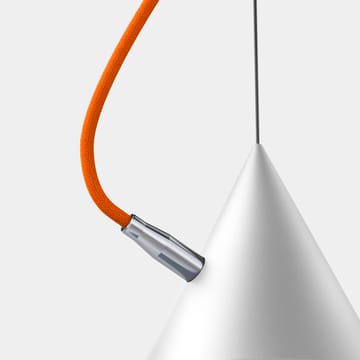 Castor pendant 20 cm - White-orange-silver - Noon